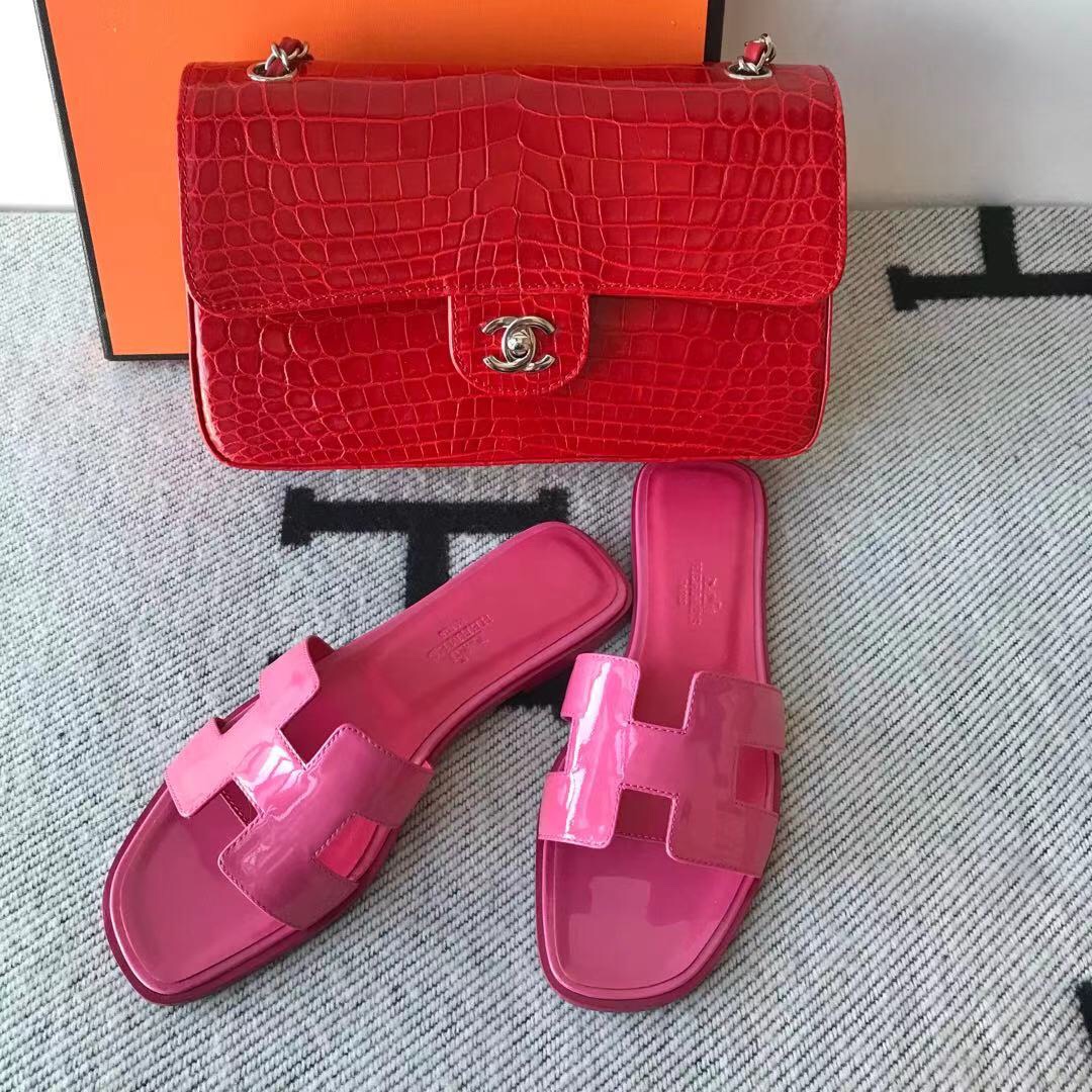 에르메스 올수공 오란 슬리퍼 샌들 페이던트 16